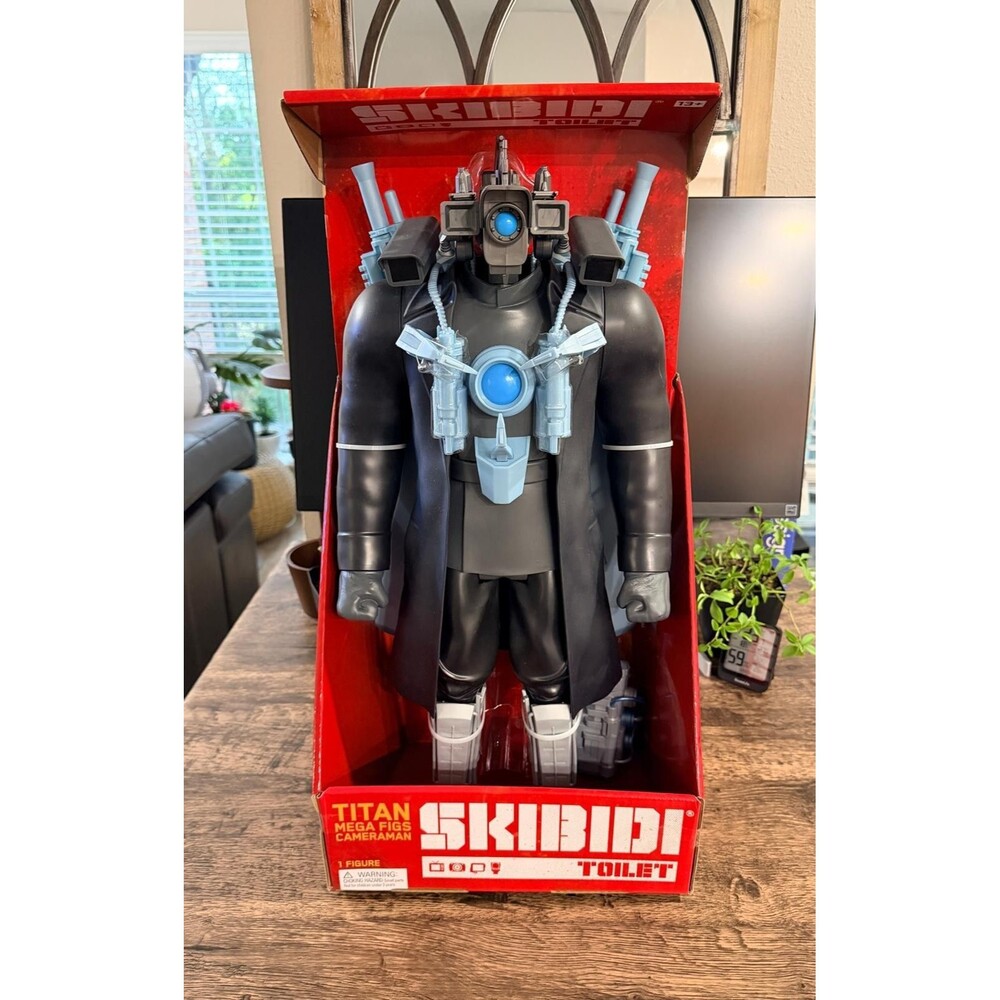 Skibidi Toilet Titan Mega Figs Cameraman Figure Toy 24 inch